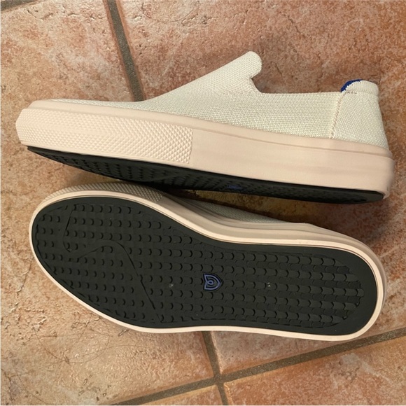Women’s Rothy's Cream and pink sole Slip-On Sneakers - Picture 5 of 7